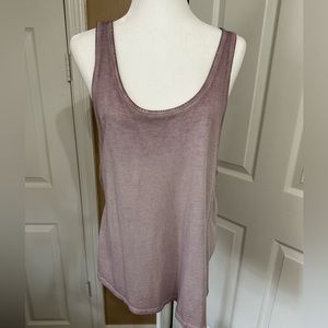 Mono B open back overlay flowy muscle tank